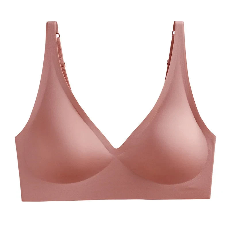 Seamless V-Neck Bralette