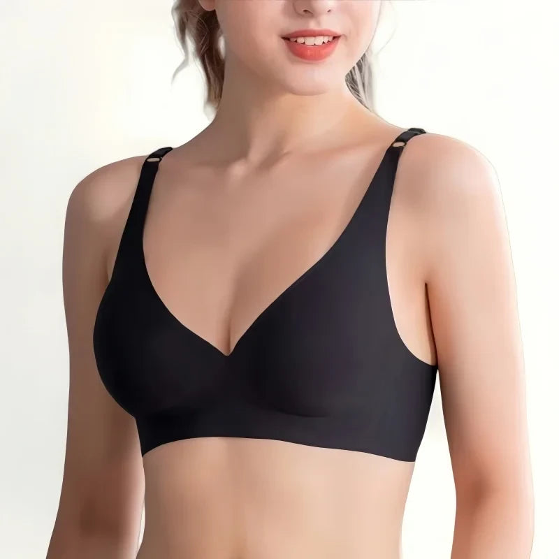 Seamless V-Neck Bralette