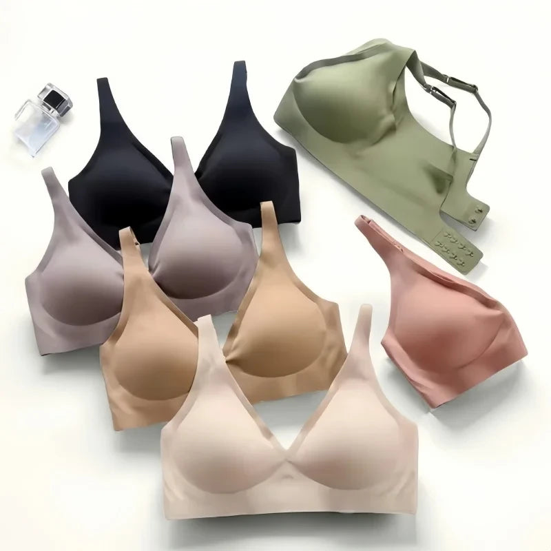 Seamless V-Neck Bralette